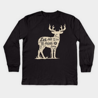 Deer Kids Long Sleeve T-Shirt